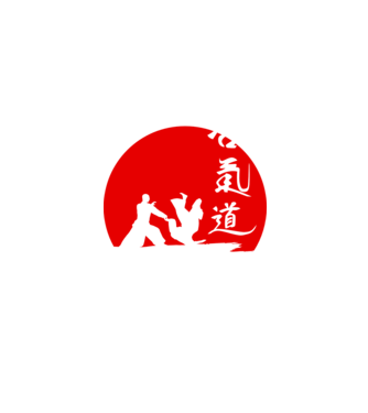 Aikido model negru pe tricou