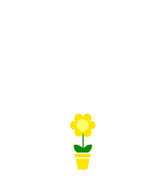 Flower model alb pe tricou