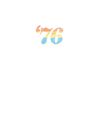 Retro Birthday 1976 model alb pe tricou