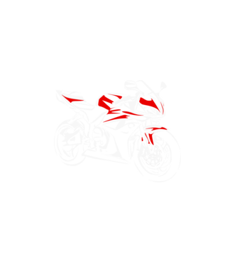 CBR600rr model alb pe tricou
