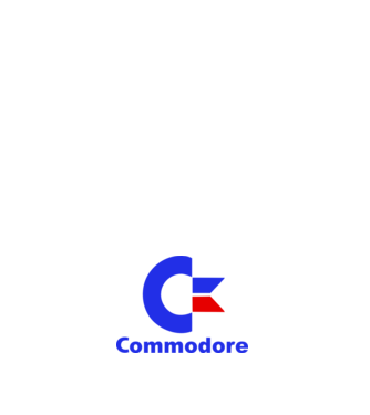 commodore 64 model alb pe tricou