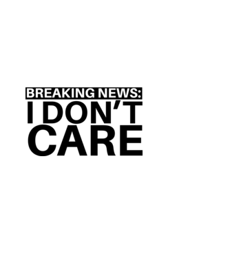 breaking news i dont care model albastru deschis pe tricou