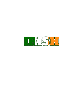 Everyone is irish flag model negru pe tricou