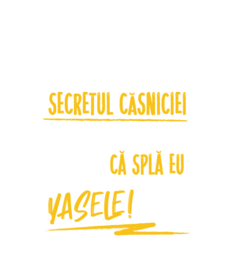 Secretul căsniciei sănătoase model negru pe tricou