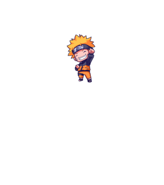 NARUTO model negru pe tricou