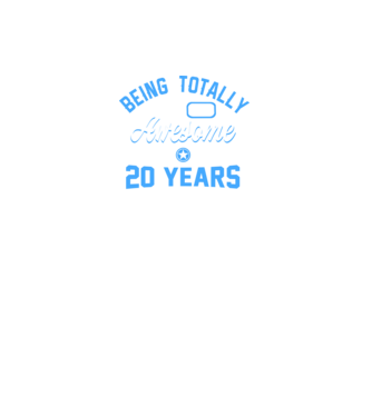 Being totally awesome 20 model negru pe tricou