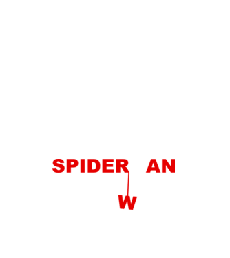Spider wan model alb pe tricou