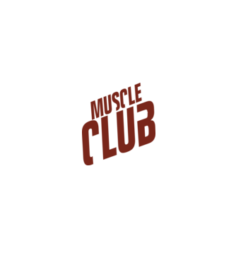 Muscle Club model negru pe tricou