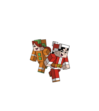 Minecraft christmas ugly sweater model negru pe tricou