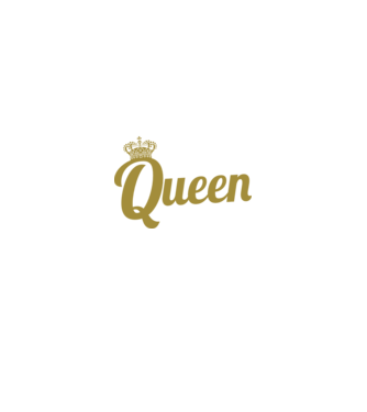 Nurse a title just above Queen model negru pe tricou