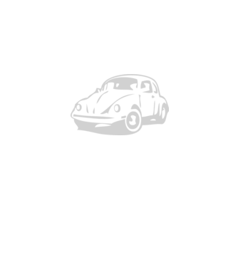 vw beetle model albastru deschis pe tricou