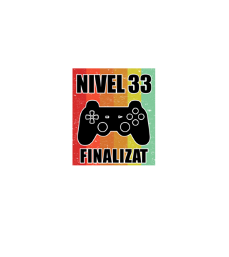Nivel 33 finalizat model negru pe tricou