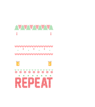 Drink drink repeat model alb pe tricou