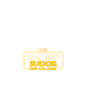 Cel mai bun sudor din galaxie model negru pe tricou