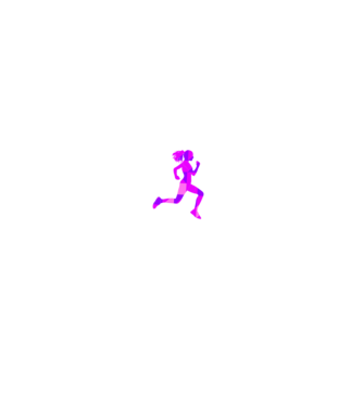 I run like a girl model alb pe tricou