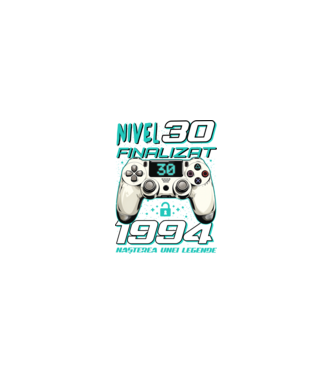 Nivel finalizat 30 1995 model negru pe tricou