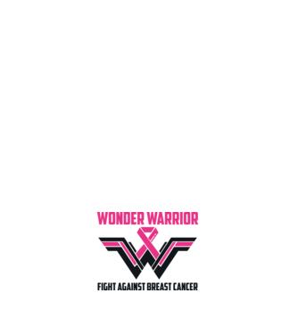 WONDER WARRIOR model negru pe tricou