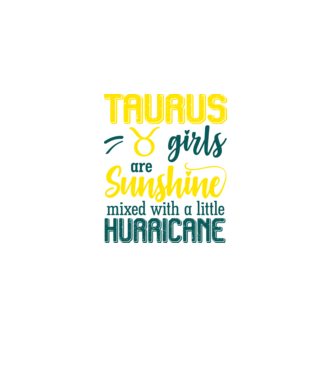 Sunshine with Hurricane TAURUS model negru pe tricou