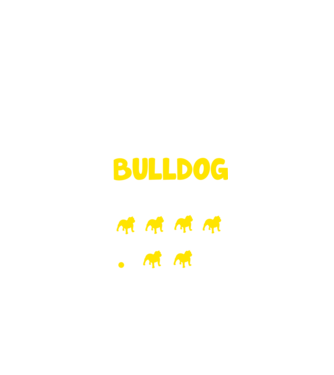 trucuri ale unui bulldog englezesc încăpățânat stai, culcă-te, întoarce-te, vino, adu, bate palma, rămâi model negru pe tricou