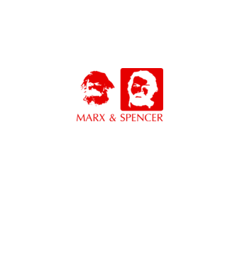 MARX and Spencer model negru pe tricou