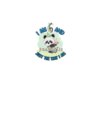PANDASTIC 6 model alb pe tricou