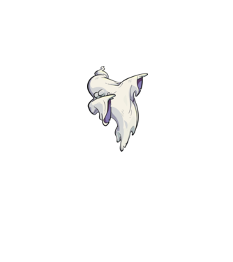 Dab ghost model albastru jeanși pe tricou