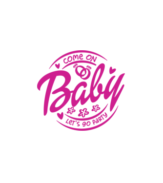 Bride Barbies Baby lets go party model alb pe tricou