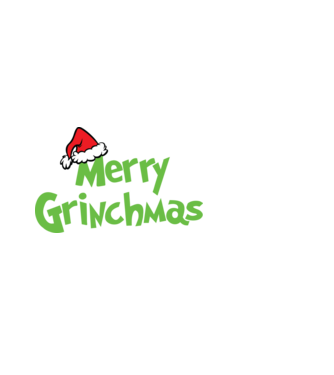 Grinchmas model alb pe tricou
