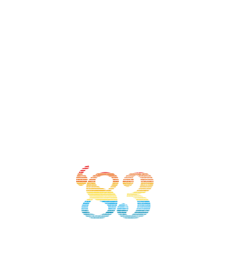 Retro Birthday 1983 model alb pe tricou