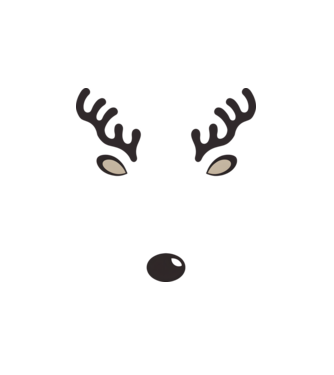 Dar eu o fac crăciun chiar căprioară Negru model alb pe tricou