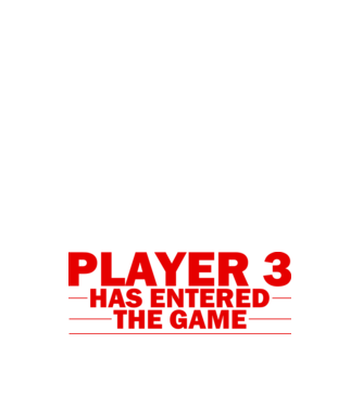 Player 3 entered the game model roz deschis pe tricou