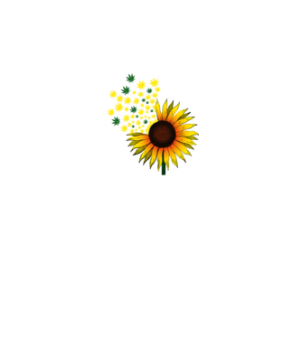 Sunflower Weed model alb pe tricou