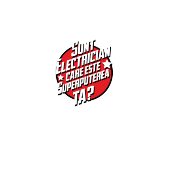 sunt electrician, care este superputerea ta? model albastru regal pe tricou
