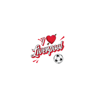 Popart Liverpool model negru pe tricou
