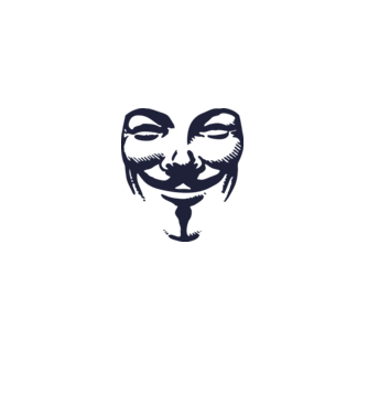 vendetta mask model gri pe tricou