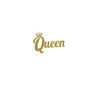 Nurse a title just above Queen model negru pe tricou
