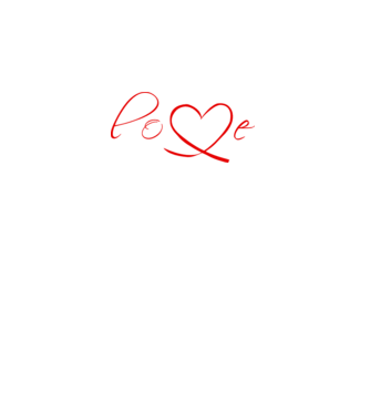 Love Valentines day model negru pe tricou