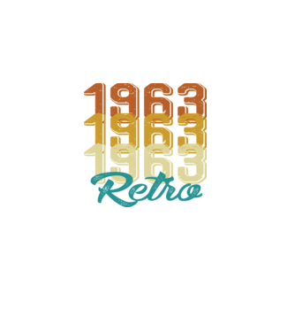 1963 Retro model alb pe tricou