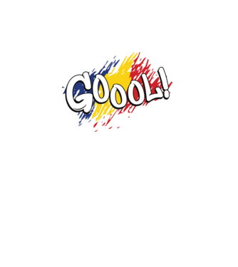 GOOOL model turcoaz pe tricou