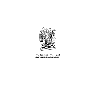 chess club model gri pe tricou