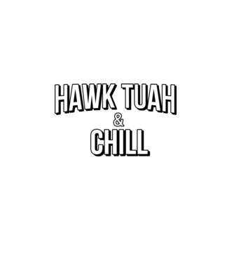 Hawk tuah and chill netflix model roșu pe tricou