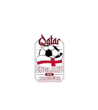 Qatar teams England model negru pe tricou