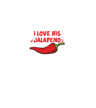 Couple JALAPENO model alb pe tricou