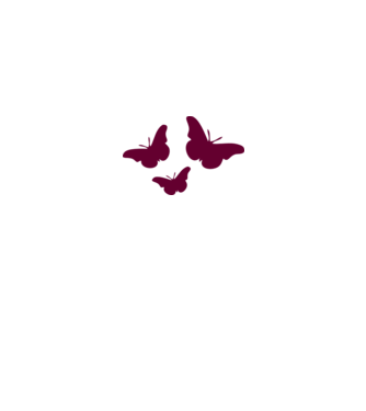 Butterflies model alb pe tricou