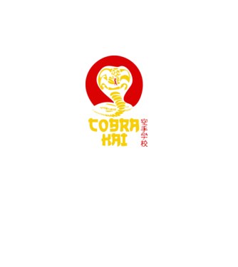 cobra kai japan logo model negru pe tricou