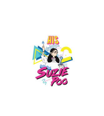 Stranger couple 80s retro Suzie model alb pe tricou