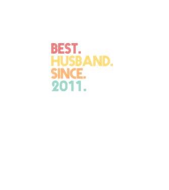 best husband since 2011 retro model negru pe tricou