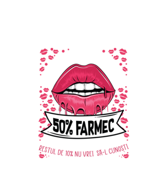 Sunt născută în ianuarie - 50% farmec - 40% nebunii și umor - Restul de 10% nu vrei să-l cunoști model alb pe tricou