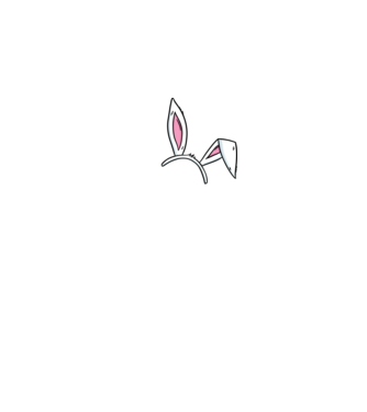 Primul nostru Paște împreună model negru pe tricou