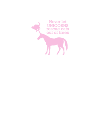 unicorn cat model negru pe tricou